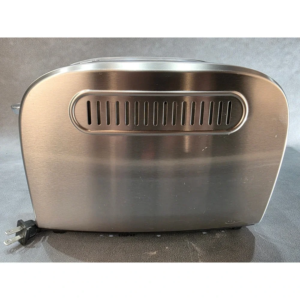 Stainless Steel 2-Slice Toaster Model T-361B Silver Bagel Defrost Reheat